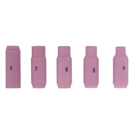 Набор керамических сопел Denzel 93656, № 4, 5, 6, 7, 8 купить в Екатеринбурге