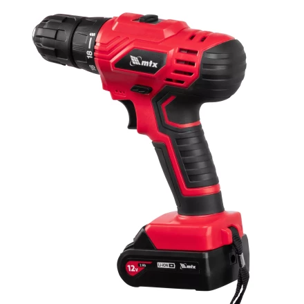 Дрель-шуруповерт аккумуляторная MTX MCDL-12-02, Li-Ion, 12 В, 2 акк. 26182 купить в Екатеринбурге