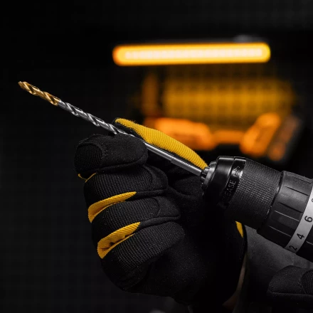 Сверло спиральное по металлу Denzel 5,5 х 139 мм, Р6М5, Golden Tip, удлиненное, 718255 купить в Екатеринбурге