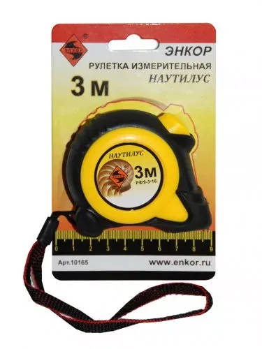 Рулетка 3м Наутилус Энкор 10165 купить в Екатеринбурге