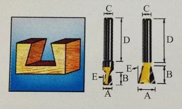 Фреза &quot;ласточкин хвост&quot; , Makita D-10877 купить в Екатеринбурге