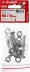 Болт (DIN933) в комплекте с гайкой (DIN934), шайбой (DIN125), шайбой пруж. (DIN127), M8 x 50 мм, 4 шт, ЗУБР 303436-08-050 купить в Екатеринбурге