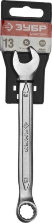 Ключ ЗУБР &quot;МАСТЕР&quot; гаечный комбинированный, Cr-V сталь, хромированный, 13мм 27087-13 купить в Екатеринбурге