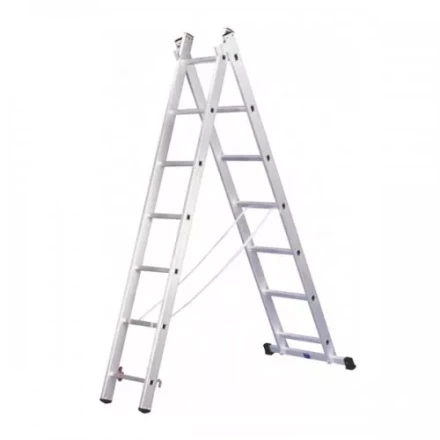 Лестница двухсекционная 2х 8 ступеней ЭНКОР 69696 купить в Екатеринбурге