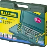 Набор KRAFTOOL Ключи "INDUSTRIE" имбусовые,Cr-Mo(S2),Т-образные,эргоном двухкомп рукоятка,TORX Hole 10-50,9 шт,в боксе 27455-H9 купить в Екатеринбурге