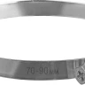 ЗУБР Х-9Н, 70 - 90 мм, накатная лента 9 мм, цинк, 25 шт, червячный хомут (37807-90) купить в Екатеринбурге