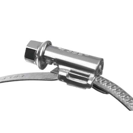 ЗУБР Х-9Н, 70 - 90 мм, накатная лента 9 мм, цинк, 25 шт, червячный хомут (37807-90) купить в Екатеринбурге