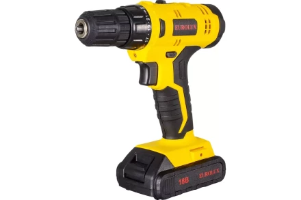 Дрель-шуруповерт Eurolux ДА-18/2Li 72/14/40 купить в Екатеринбурге