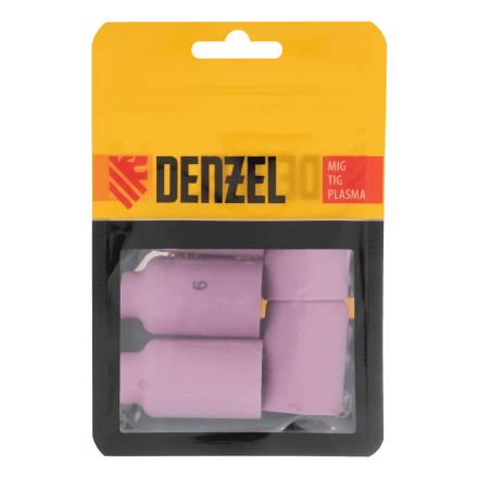 Набор керамических сопел для газовой линзы № 5, 6, 7, 8, 10 Denzel 93659 купить в Екатеринбурге
