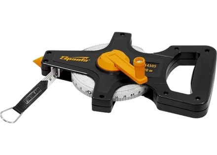 Рулетка геодезическая 50 м х 10 мм SPARTA лента ПВХ с открытым корпусом 314405 купить в Екатеринбурге