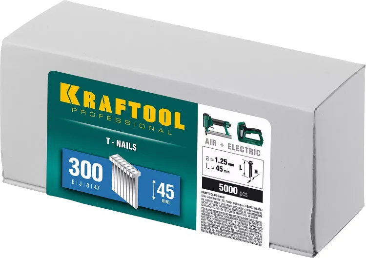 Гвозди тип 18GA (47 / 300 / F) 5000 шт 31785-45 купить в Екатеринбурге