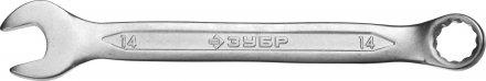 Ключ ЗУБР &quot;МАСТЕР&quot; гаечный комбинированный, Cr-V сталь, хромированный, 14мм 27087-14 купить в Екатеринбурге