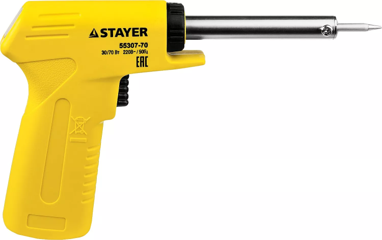 Набор для паяльных работ STAYER "PROFI" PROTerm, 55315-70-H4 паяльник 55307 + подставка + припой + шприц, 60 Вт 55315-70-H4 купить в Екатеринбурге