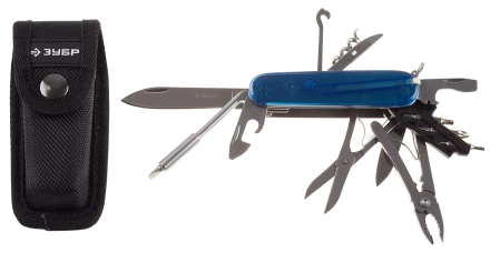 Нож складной многофункциональный 12в1 пластиковая рукоятка ЗУБР Эксперт 47785 купить в Екатеринбурге