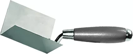 Мастерок из нерж. стали 110 х 75 х 75 мм для внутренних углов деревянная ручка  MATRIX 86310 купить в Екатеринбурге