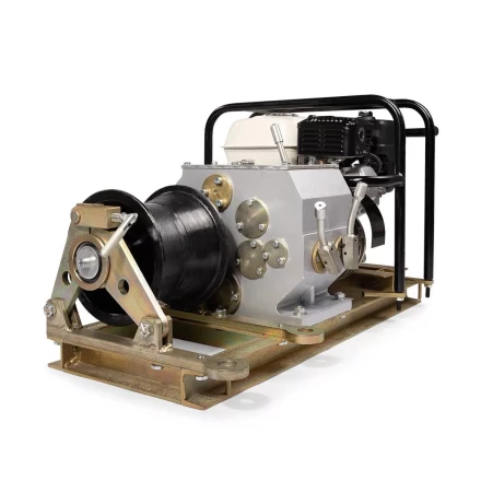 Лебедка тяговая автономная КВТ ЛТА-3 с бензиновым приводом, 3 т (88396) купить в Екатеринбурге