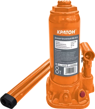 Домкрат бутылочный Кратон HBJ-8.0 2 30 01 006 купить в Екатеринбурге