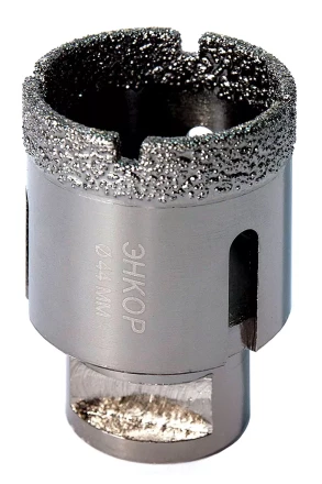 Коронка алмазная по керамограниту D 44 мм для УШМ сух. рез Энкор 48310 купить в Екатеринбурге