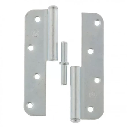 Петля накладная ПН1-130 левая цинк 4штуки  Металлист Россия 91555 купить в Екатеринбурге