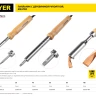 Паяльник MAXTerm с деревянной рукояткой, жало - конус, STAYER 55310-25, 25 Вт 55310-25 купить в Екатеринбурге