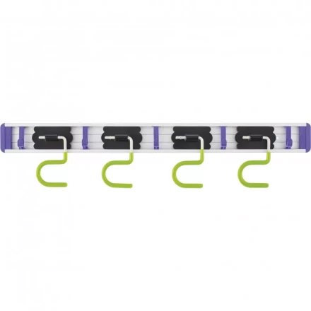 Алюминиевый настенный держатель для садового инструмента 4 крюка Palisad 68304 купить в Екатеринбурге