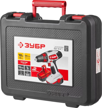 Дрель-шуруповерт 2 АКБ ЗДА-18-2 КИН серия МАСТЕР купить в Екатеринбурге