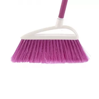 Щетка пластмасовая  для   230 мм &quot;LUX&quot; розовая щетина c черенком 120 см D22мм ELFE 93561 купить в Екатеринбурге