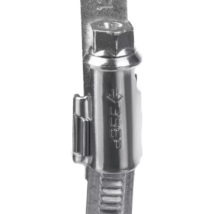 ЗУБР Х-9Н, 90 - 110 мм, накатная лента 9 мм, цинк, 25 шт, червячный хомут (37807-110) купить в Екатеринбурге