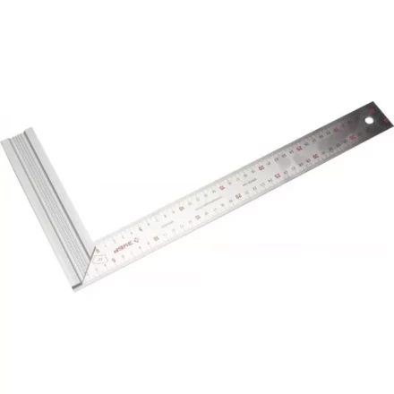 Угольник ЗУБР &quot;ЭКСПЕРТ&quot; столярный, усиленная алюминиевая рукоятка, нержавеющее полотно 37мм, длина 400мм 34394-40 купить в Екатеринбурге
