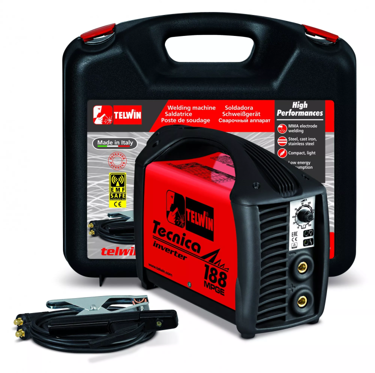 Сварочный аппарат TECNICA 188 MPGE ACX  PLASTIC C CASE Telwin купить в Екатеринбурге