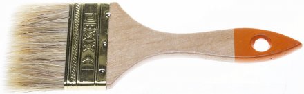 Кисть флейцевая DEXX, деревянная ручка, натуральная щетина, индивидуальная упаковка, 75мм 0100-075_z02 купить в Екатеринбурге