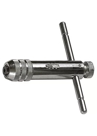 Вороток для метчиков М5 - М12 хромированный с трещоткой MATRIX 76907 купить в Екатеринбурге