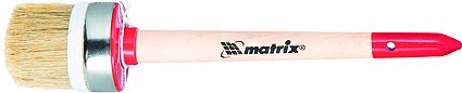 Кисть круглая Профи №2 (20 мм) натуральная щетина деревянная ручка / Matrix 82041 купить в Екатеринбурге