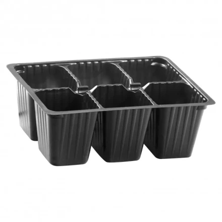 Кассета для рассады 180 х 135 х 60 мм 6 ячеек полистирол 5 шт 64346 купить в Екатеринбурге