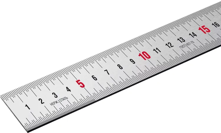 ЗУБР Про-20, длина 0.20 м, усиленная нержавеющая линейка, Профессионал (34280-020) купить в Екатеринбурге