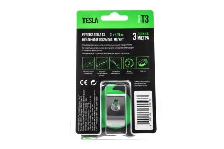 Рулетка TESLA 3м х 16мм (T-3) купить в Екатеринбурге