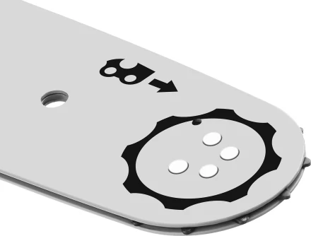 ЗУБР тип 5, шаг 0.325, паз 1.5 мм, 50 см, шина для бензопил (70205-50) купить в Екатеринбурге