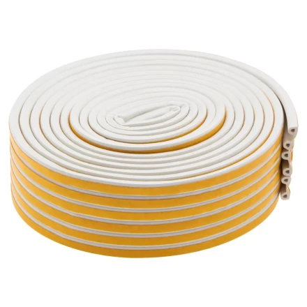 Уплотнитель резиновый, 24 м, профиль &quot;P&quot;, белый Сибртех 88901 купить в Екатеринбурге