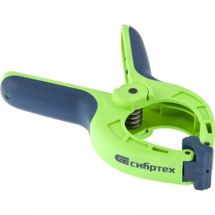 Струбцина клещеобразная пластиковый корпус 2-х компонентные рукоятки усиленная пружина 2-3/4&quot;  70мм СИБРТЕХ 20786 купить в Екатеринбурге