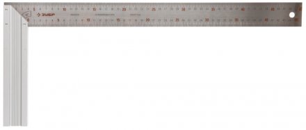 Угольник ЗУБР &quot;ЭКСПЕРТ&quot; столярный, усиленная алюминиевая рукоятка, нержавеющее полотно 37мм, длина 500мм 34394-50 купить в Екатеринбурге