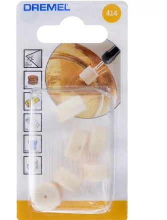Набор полировальных насадок 414  13мм  6штук  Dremel купить в Екатеринбурге