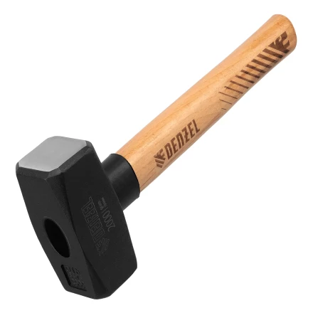 Кувалда, 2000 г Denzel, кованая головка, буковая рукоятка 11021 купить в Екатеринбурге