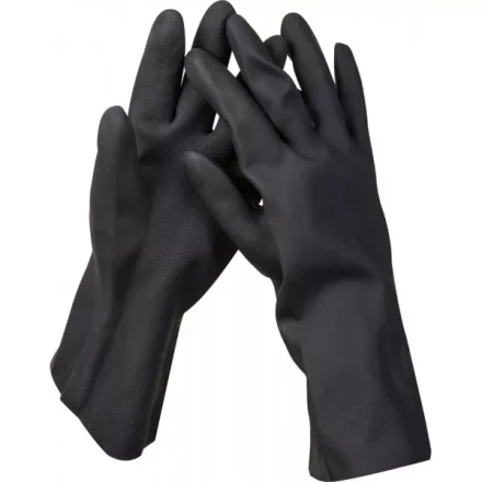 Перчатки KRAFTOOL противокислотные, неопреновые, повышенной прочности, с х/б напылением, размер XXL 11282-XXL купить в Екатеринбурге