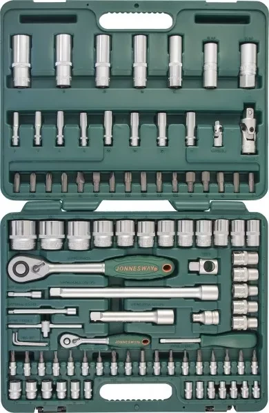 Набор головок торцевых 1/2"DR 10-32мм 1/4"DR 4-14мм 94предмета Jonnesway S04Н52494S 47400 купить в Екатеринбурге