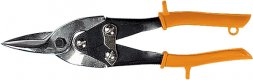 Ножницы по металлу, 250 мм, пряморежущие,  обливные рукоятки SPARTA
