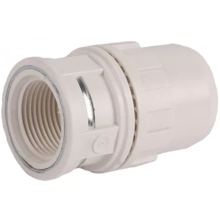 Муфта ЗУБР &quot;ШиреФит&quot; соединительная, &quot;штуцер с гайкой - внутренняя резьба&quot;, 32мм-1&quot; 51462-32-1 купить в Екатеринбурге