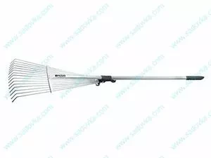 Грабли веерные 15-зубые алюминиевый  черенок 1600 мм раздвижные  PALISAD 61756 купить в Екатеринбурге