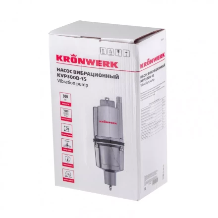 Вибрационный насос Kronwerk KVP300B-15 нижний забор 97240 купить в Екатеринбурге