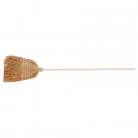Метла натуральная деревянный черенок 93337 купить в Екатеринбурге