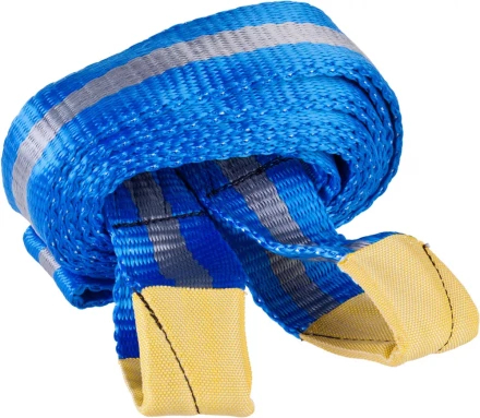 Трос буксировочный ЗУБР &quot;ЭКСПЕРТ&quot;, 2 петли, сумка, 5м, 10т 61216-10 купить в Екатеринбурге